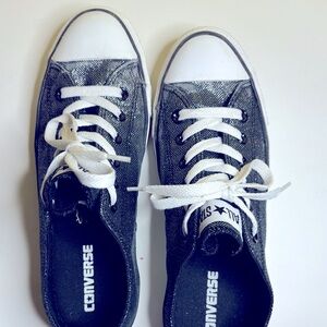 Converse chucks star glitter sneakers in size 11.